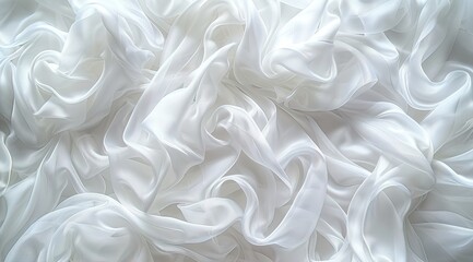 Obraz premium white silk background