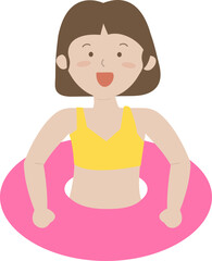 수영 하는 어린이