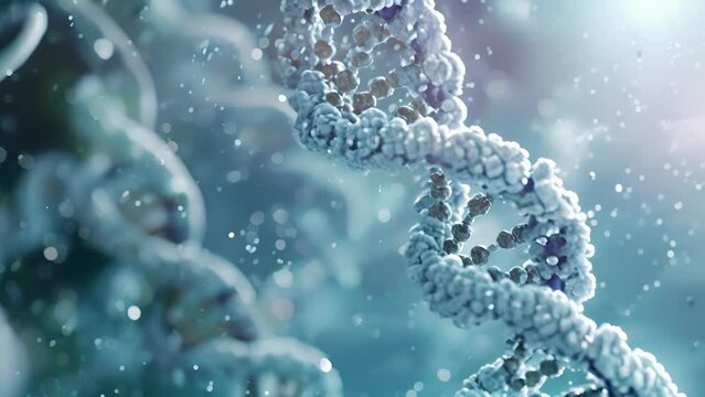 Multiple DNA polymerase enzymes working together to replicate DNA in the nucleus.