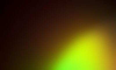 Abstract blurred background image of green, yellow, orange colors gradient used as an illustration. Designing posters or advertisements.