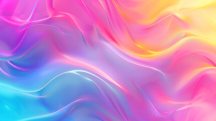 Obraz premium abstract background with smooth lines in iridescent blue and purple colors,Superb Gradient 3d fluid background,Abstract composition of wavy elements with gradients and blur effects