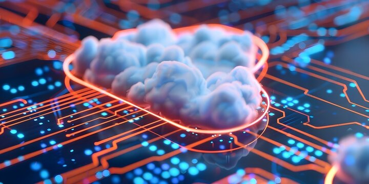 Hybrid Cloud Network with Serverless Technology - A Comprehensive Overview. Concept Cloud Computing, Hybrid Cloud, Serverless Technology, Network Security, Infrastructure Management