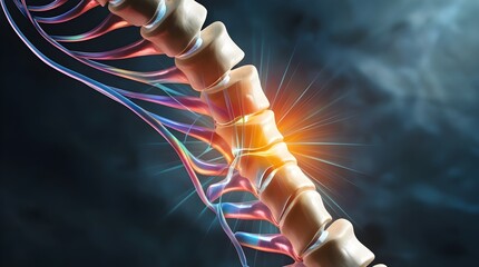 Human spine anatomy Intervertebral disc herniation
