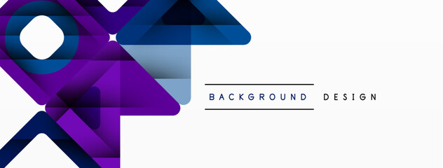 Business triangle and squares vector abstract background. Vector Illustration For Wallpaper, Banner, Background, Card, Book Illustration, landing page