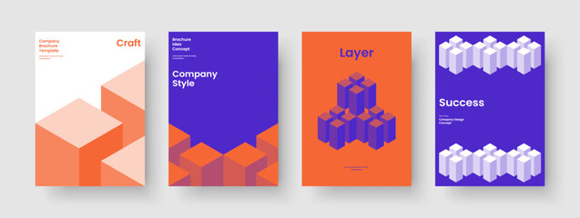 Isolated Flyer Layout. Geometric Business Presentation Design. Abstract Background Template. Book Cover. Brochure. Banner. Report. Poster. Pamphlet. Journal. Catalog. Magazine. Portfolio. Handbill