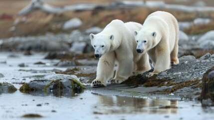 Polar bear of Spitzbergen. 
