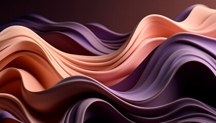 Fluid Elegance: Abstract 3D Wavy Liquid Background for Creative Concepts