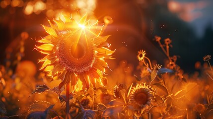 Special Summer Offer with Sun Sign Yellow and Orange