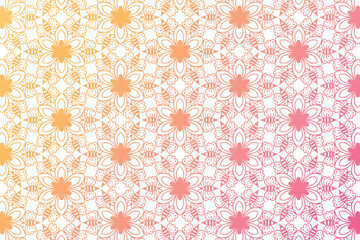 Beautiful vintage ornamental floral pattern background