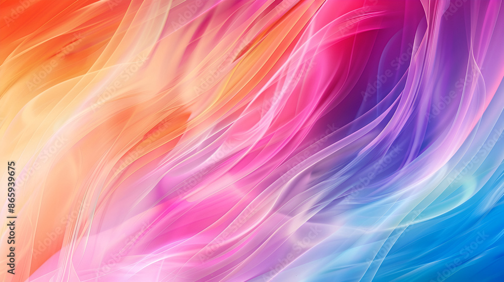Poster abstract smooth gradient colors shiny flare moving effect. lights background. glowing hologram textu
