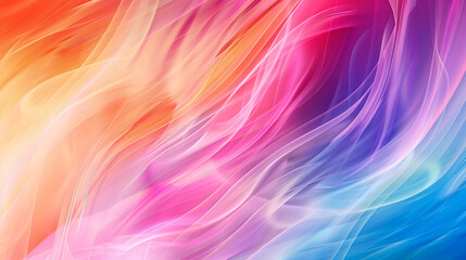 Fototapeta premium Abstract smooth gradient colors shiny flare moving effect. lights background. Glowing hologram texture futuristic outer space energy flow creates psychedelic pattern,holographic texture neon waves 