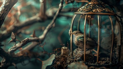 Enchanted Vintage Close-up with High Saturation and Vignette in a Magical Realm