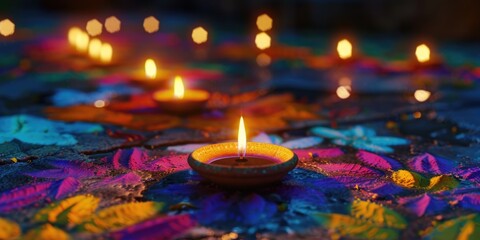 Candles on Table