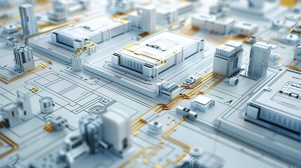 Minimalist Infographic of Structural Battery Component Manufacturing Blueprints