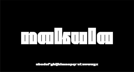 BOLD FUN URBAN DISPLAY ALPHABET FONT TYPE