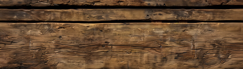 Oak wood boards with wrought iron hand made nails. Fantasy western wooden barn background with copy space. Rural countryside graphic by Vita.