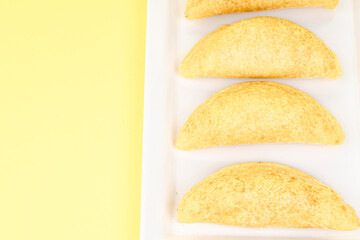 Fried empanadas, typical Colombian food
