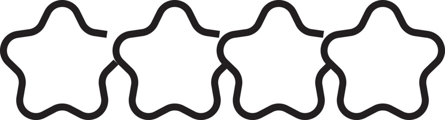 Infographic simple design, Stroke line Black color