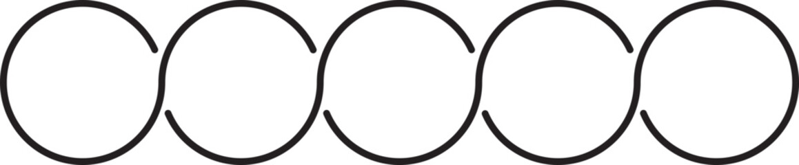 Infographic simple design, Stroke line Black color