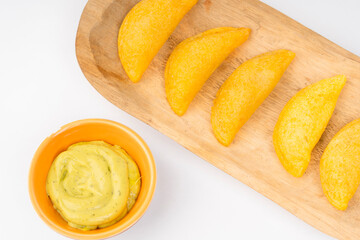 Fried empanadas, typical Colombian food
