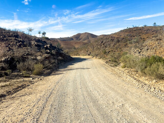 Remote Dirt Road Through Rugged Flinders Ranges
