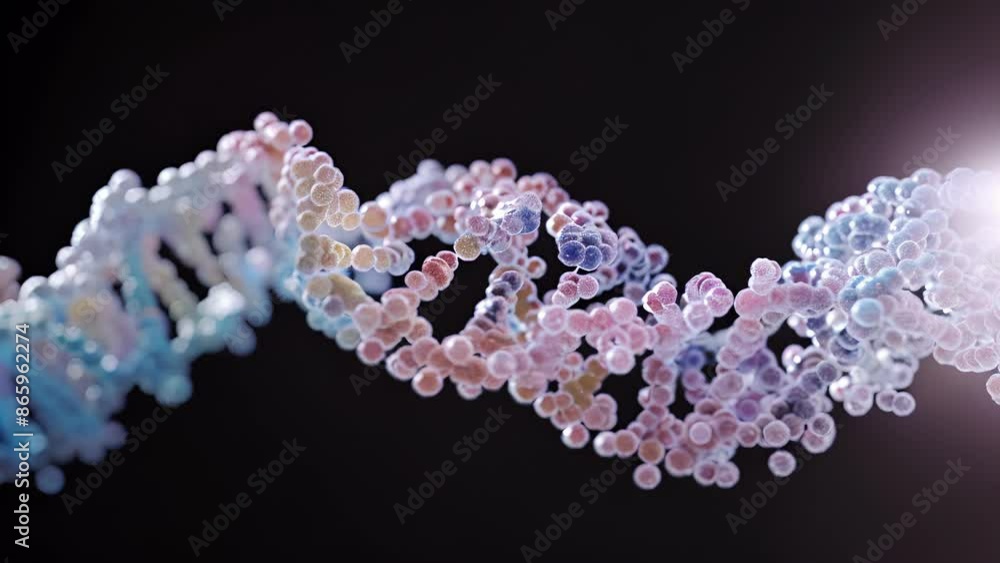 Poster a visualization of the semiconservative nature of dna replication with one parent strand and one new
