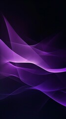 Abstract Purple Waves on a Dark Background