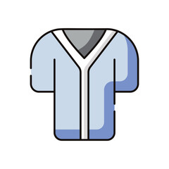 Baseball Jersey vector icon