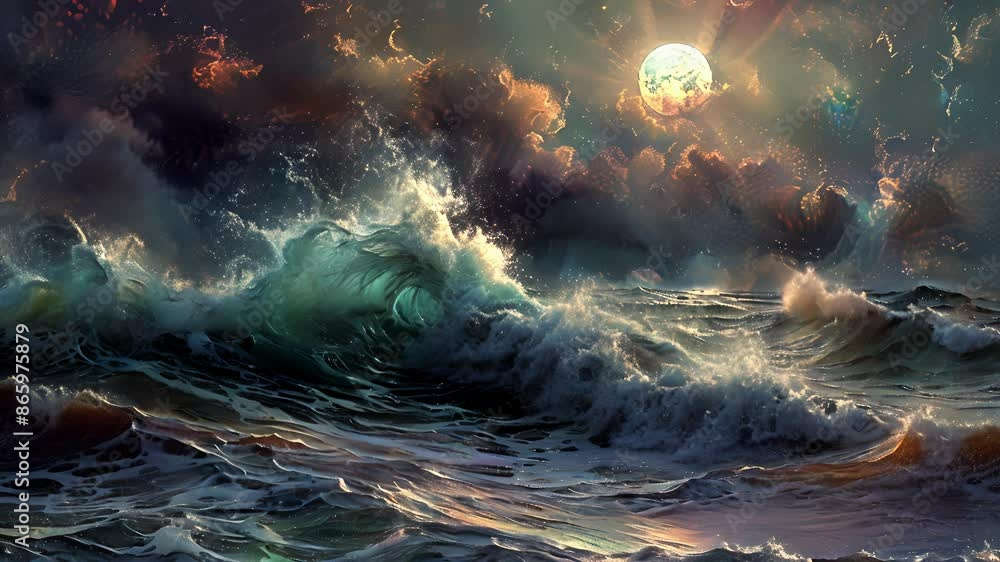 Poster the intense sound of crashing waves on a distant shore was matched by the striking visual of chromat