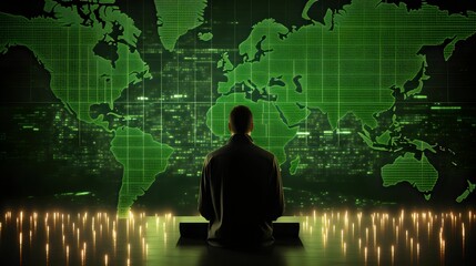 silhouette of people in the city