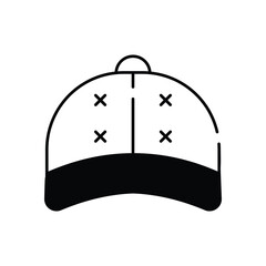 Baseball Cap vector icon 