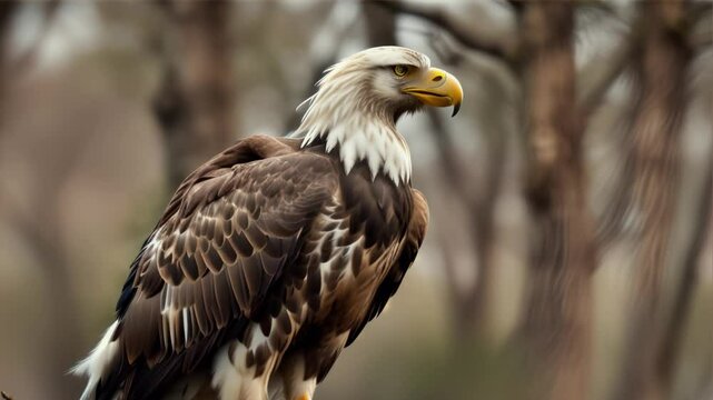 american bald eagle ,generative ai