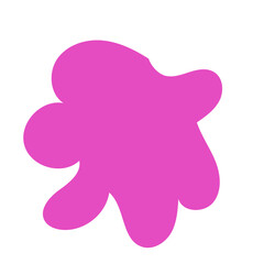 Pink abstract shape vectors