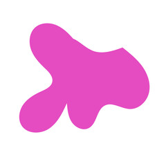 Pink abstract shape vectors