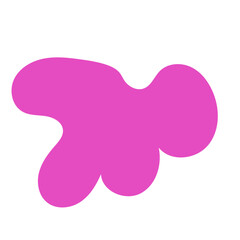 Pink abstract shape vectors