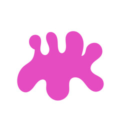 Pink abstract shape vectors