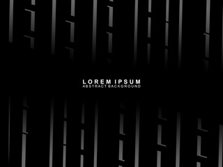 Abstract futuristic dark black background with modern design. Realistic 3d wallpaper with luxurious flowing lines. Elegant background for posters, websites, brochures, cards, banners, apps, etc.