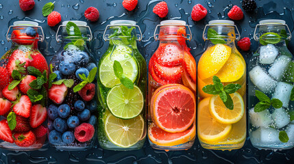 Refreshing Detox Water Recipes with Fresh Fruits and Herbs