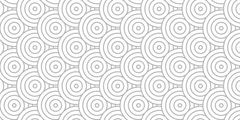 Overlapping Pattern Minimal diamond geometric waves spiral and abstract circle wave line. white and gray seamless tile stripe geometric create retro square line backdrop white pattern background.