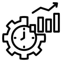 Fototapeta premium Productivity Icon