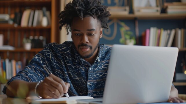 Engaged Student Learning Online: Reviewing Notes with Tutor on Video Call