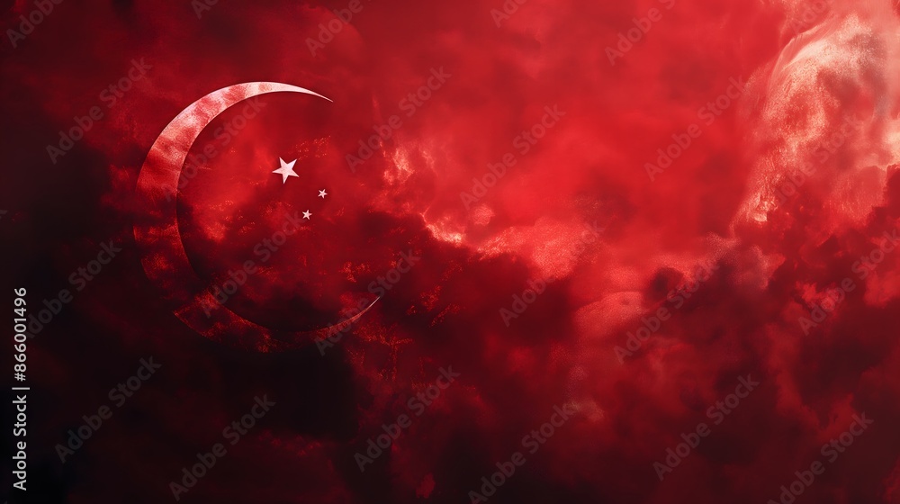 Poster 2. design a visually appealing backdrop showcasing the vibrant red background with a centered white 