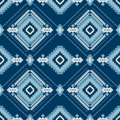 Navajo Native American seamless pattern