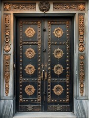 abstract architectural door entrance patterns