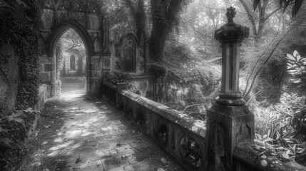 Underwater Elegance: Art Deco Aquarium Maintenance in Warm Tones with Motion Blur in Natural Light