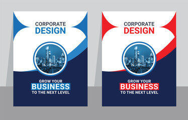 Corporate business flyer template.eps 10