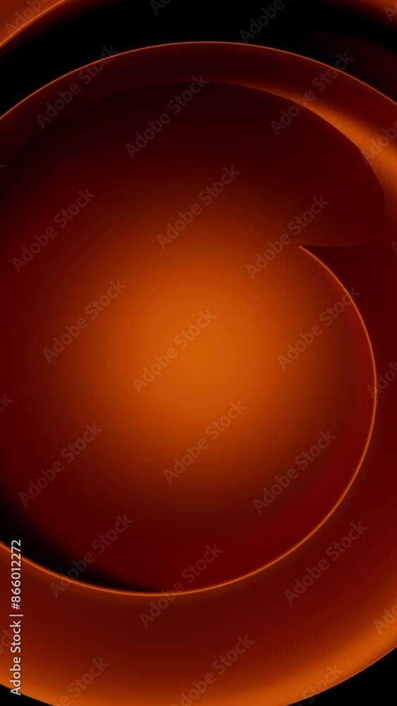 Poster twisting 3d spiral of ribbon lines. design. twisting geometric spiral in center of ball. 3d spiral t
