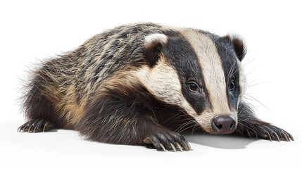 Fototapeta premium badger, no background 