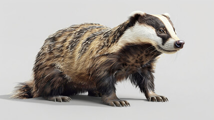 Obraz premium badger, no background 