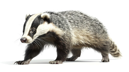 Fototapeta premium badger, no background 